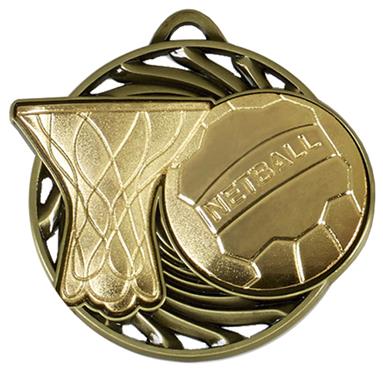 AM922G Vortex Netball Medal (N)