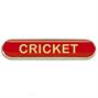 SB055R BarBadge Cricket Red (N) thumbnail