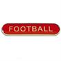SB051R BarBadge Football Red (N) thumbnail