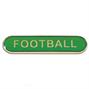 SB051G BarBadge Football Green (N) thumbnail