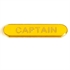 SB032Y BarBadge Captain Yellow
