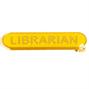 SB030Y BarBadge Librarian Yellow thumbnail