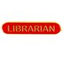 SB030R BarBadge Librarian Red thumbnail
