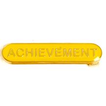 SB026Y BarBadge Achievement Yellow