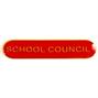 SB012R BarBadge School Council Red thumbnail