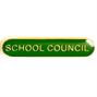 SB012G BarBadge School Council Green thumbnail