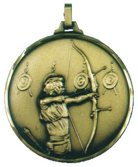 Faceted Archery Medal