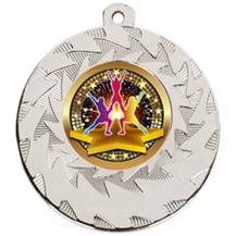 Silver Cheerleader Medals PR006_02
