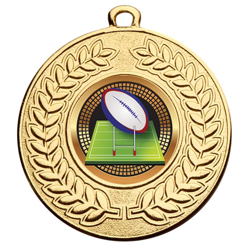AM1213_01-207 Gold Rugby Medal