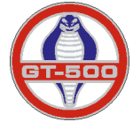 COBRA GT-500 35mm Car Badge
