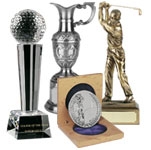 Resin Golf Trophies, Glass Golf Trophies, Golf Medals and Cups
