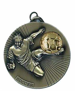 Gold Soccer Medal