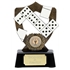 White Dominoes Resin Trophy A898B