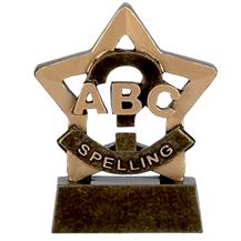 Spelling Mini Star Award - A947