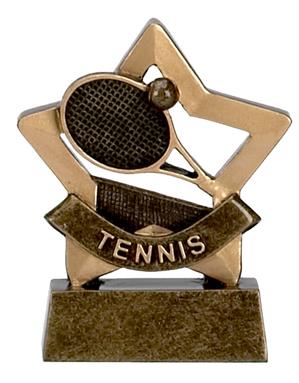 Tennis Trophy Mini Star Award - A954