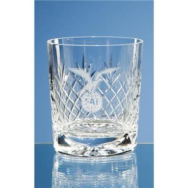 Gallery Lead Crystal Panel Whiskey Tumbler - SW36