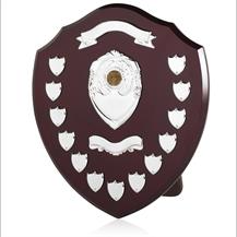 Large Traditional Shield with Veneer Finish - 16 inch - SV16