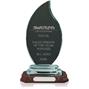 Jade Crystal Flame Award - 10.5inch - 11.75inch with base - AC16C thumbnail