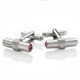 T-Bar Cufflinks with Pink Crystals thumbnail