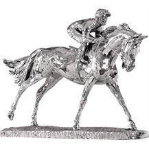 Sterling Silver 'Horse and Jockey - Racing' Trophy