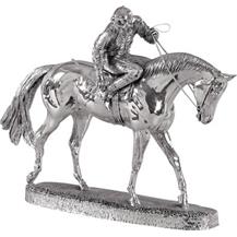 Sterling Silver 'Horse and Jockey - On Parade' Trophy
