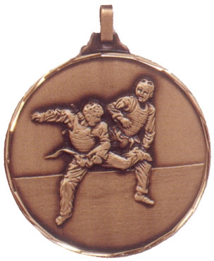 Faceted Martial Arts Medal