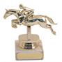 Marble Plastic Jumping Horse Trophy thumbnail