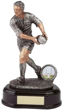 Antique Silver Rugby Figure