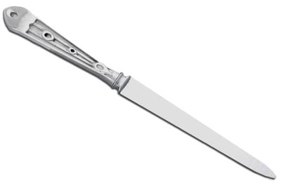 Charles Rennie Mackintosh Pewter Letter Opener - Style 2