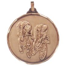 Faceted Cycling Medal