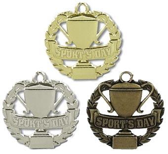 Sports Day Medal - Bronze, Silver & Gold