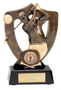 Celebration Shield Golf Trophy