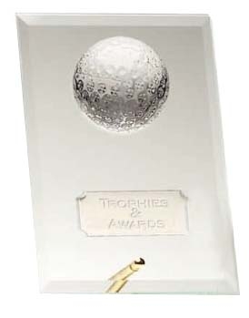 Jade Crystal Golf Prize Trophy
