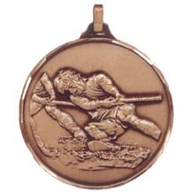 Faceted Tug of War Medal