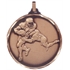 Faceted American Football Medal
