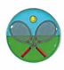 Tennis Crossed Rackets