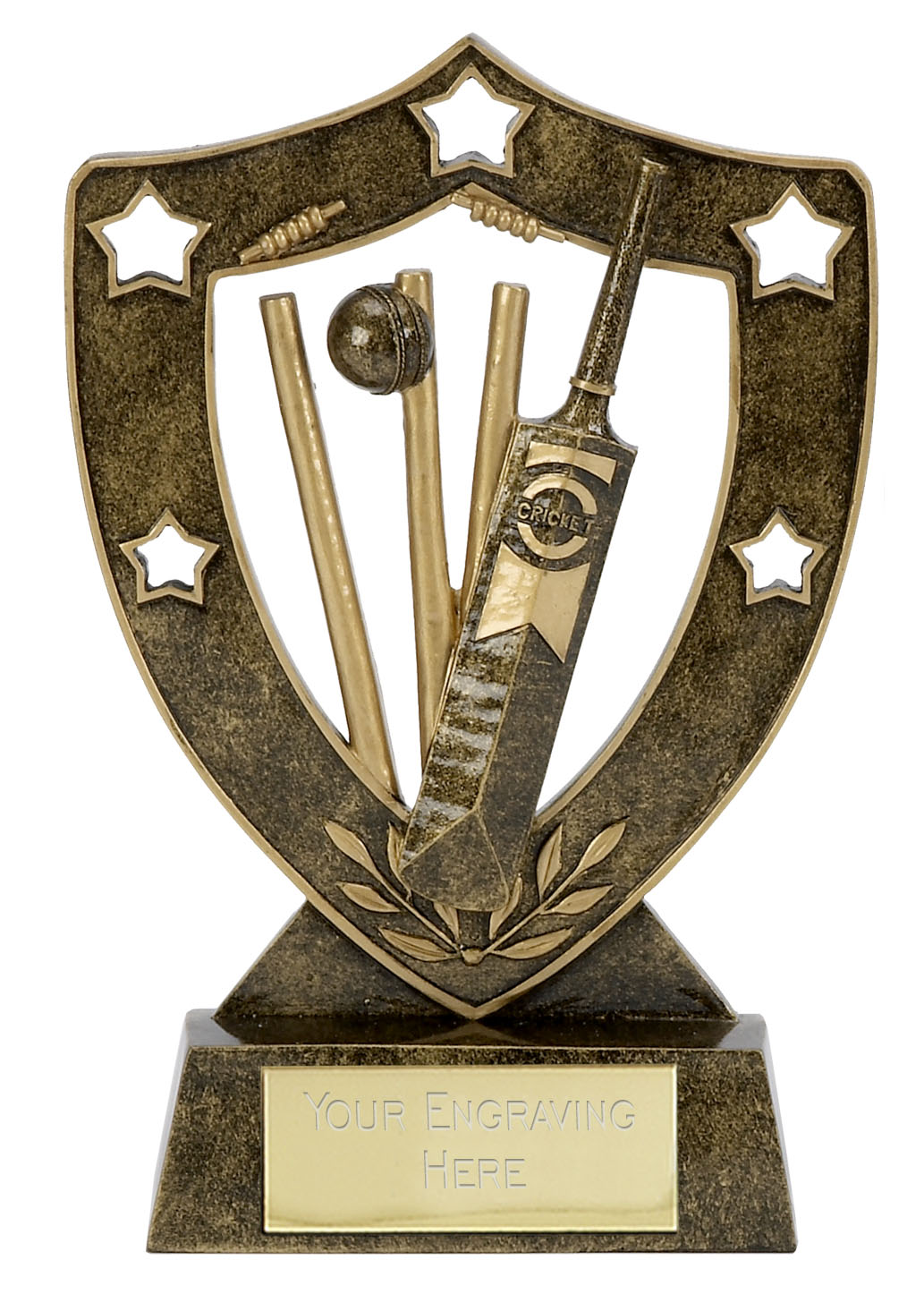 CRICKET TROPHY SIZE 10 CM FREE ENGRAVING A137A 