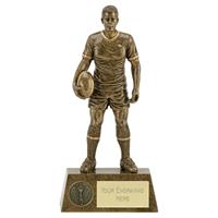 A1821b Resin RUGBY TROPHY Size 22 cm Free engraving 