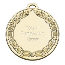 Classic Wreath 50mm Medal