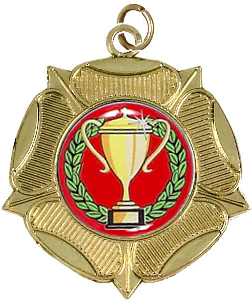 Lux Tudor Rose 50mm Medal