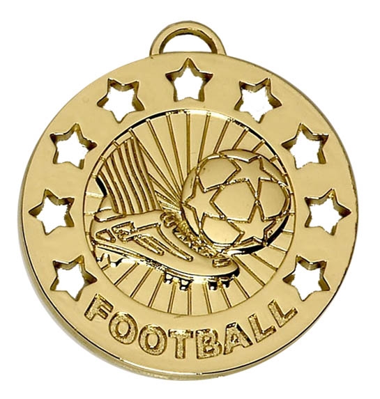 Spectrum 40mm Football Medal