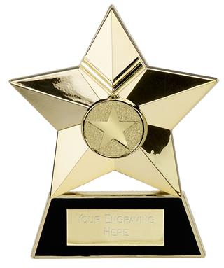 TABLE TENNIS TROPHY ENGRAVED FREE PING PONG BAT AND BALL MINI STAR TROPHIES 