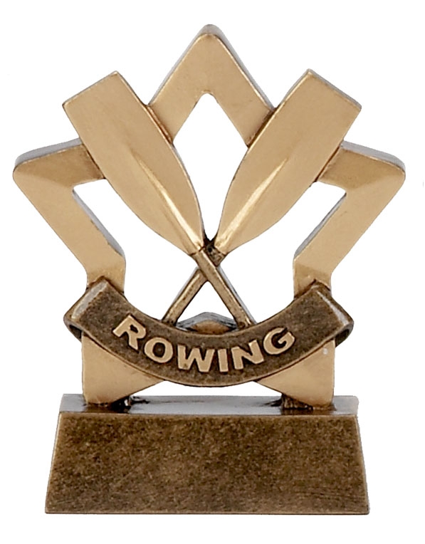 Rowing Trophy Mini Star Award