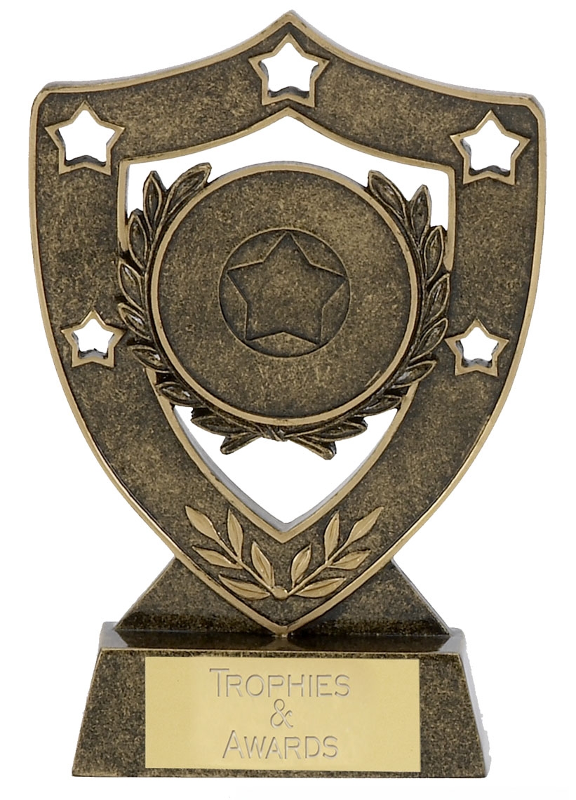 Trophy Girl Guiding Shield Plaque Prize Giving 5" 