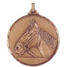 Faceted Equine Medal