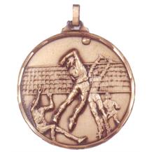 Faceted Volleyball Medal