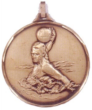 Faceted Water Polo Medal