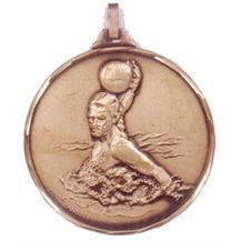 Faceted Water Polo Medal