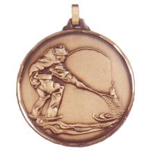 Faceted Angling Medal
