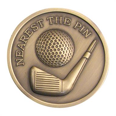 Nearest The Pin Golf Medallion